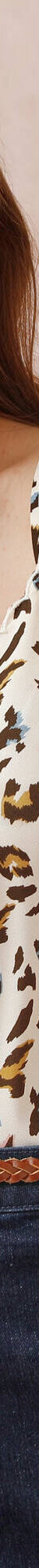 Caraco fines bretelles festonné motif léopard (grège / chocolat) Caraco fines bretelles festonné motif léopard (grège / chocolat)
